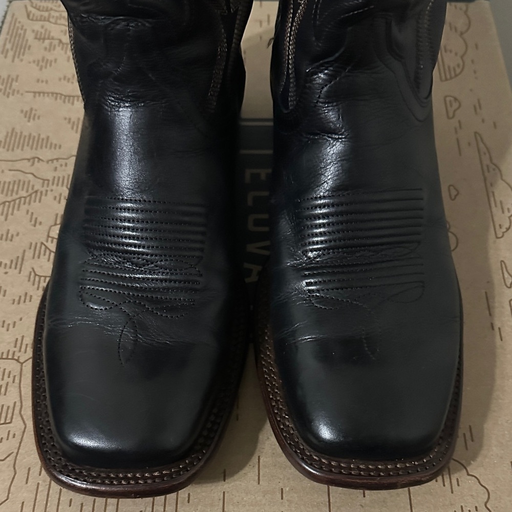Tecovas Classic Black Cowboy Boots - Picture 4 of 6